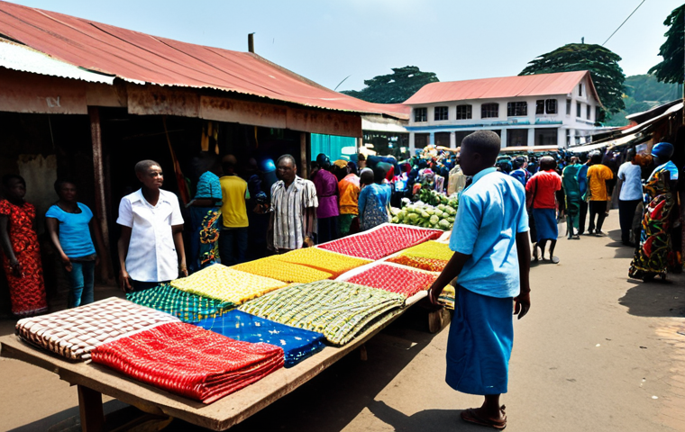 시에라리온 경제 구조 - Sustainable Agriculture**

"A Sierra Leonean farmer, fully clothed in modest work attire, tending to...